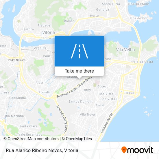 Rua Alarico Ribeiro Neves map