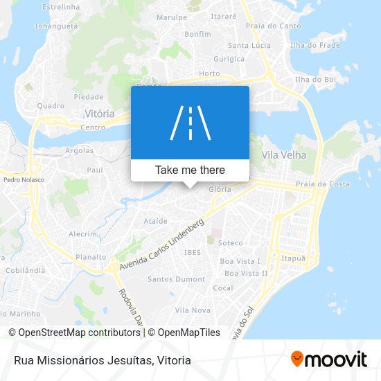 Rua Missionários Jesuítas map