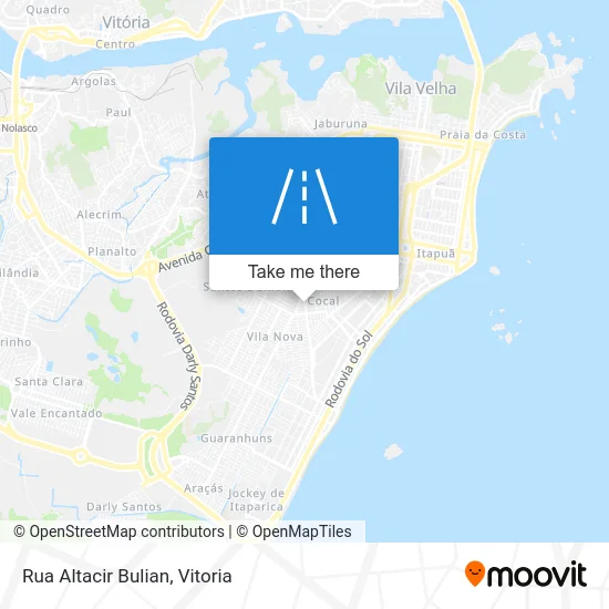 Rua Altacir Bulian map