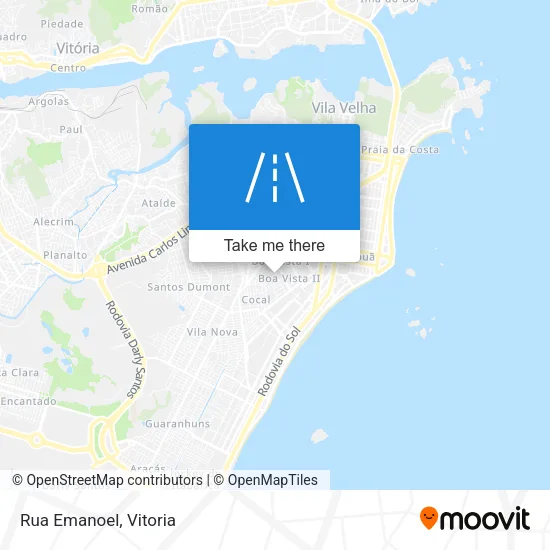 Rua Emanoel map