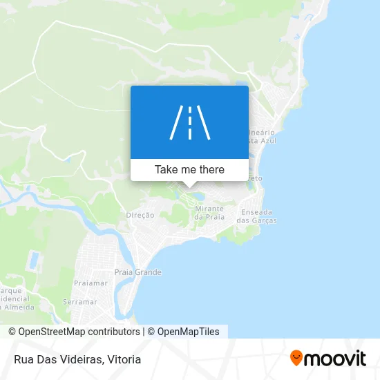 Rua Das Videiras map