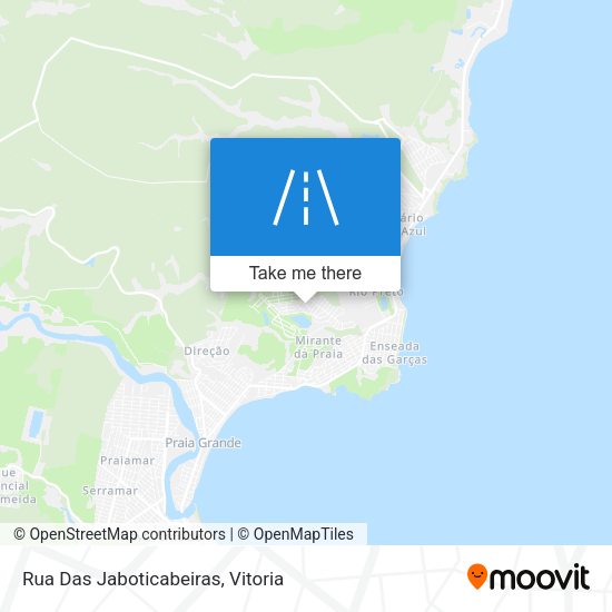 Rua Das Jaboticabeiras map
