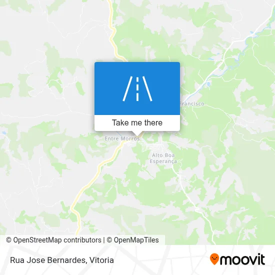 Rua Jose Bernardes map