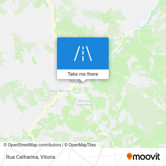 Rua Catharina map