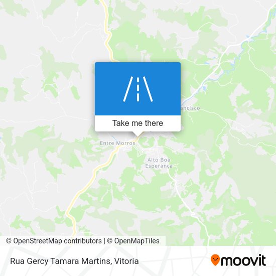 Rua Gercy Tamara Martins map