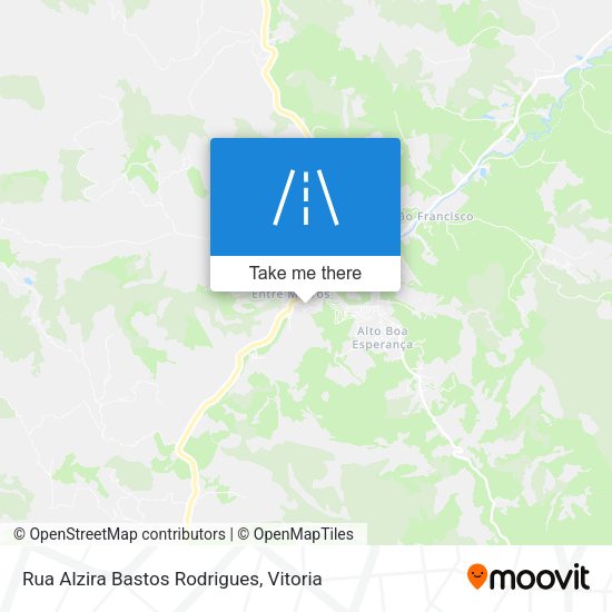 Rua Alzira Bastos Rodrigues map
