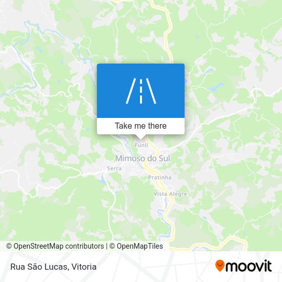 Rua São Lucas map