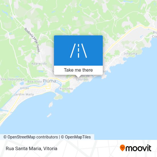 Rua Santa Maria map