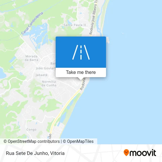 Rua Sete De Junho map