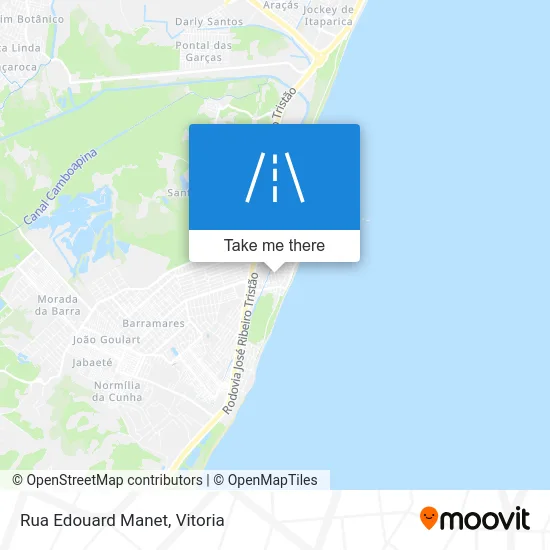 Rua Edouard Manet map