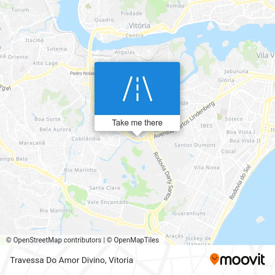 Travessa Do Amor Divino map