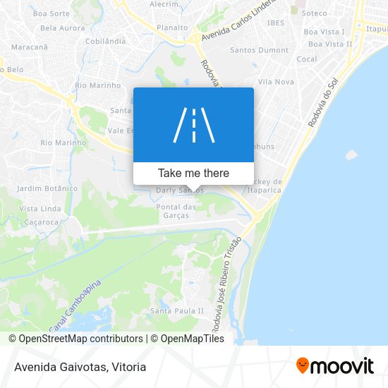 Avenida Gaivotas map