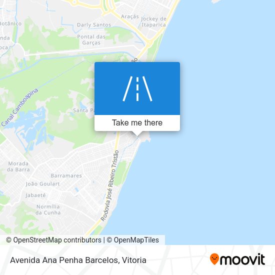 Avenida Ana Penha Barcelos map