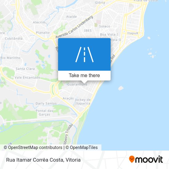 Rua Itamar Corrêa Costa map