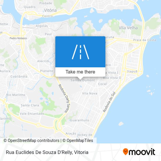 Rua Euclides De Souza D'Relly map