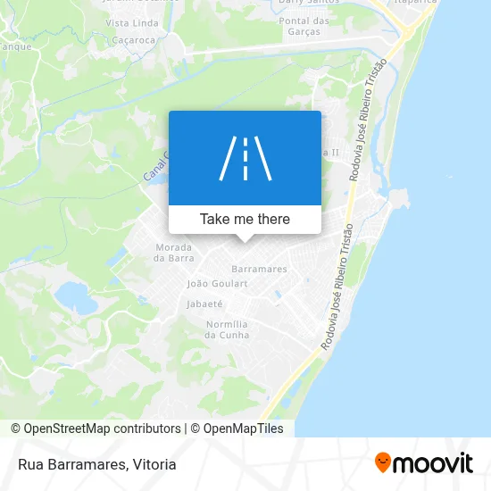 Rua Barramares map