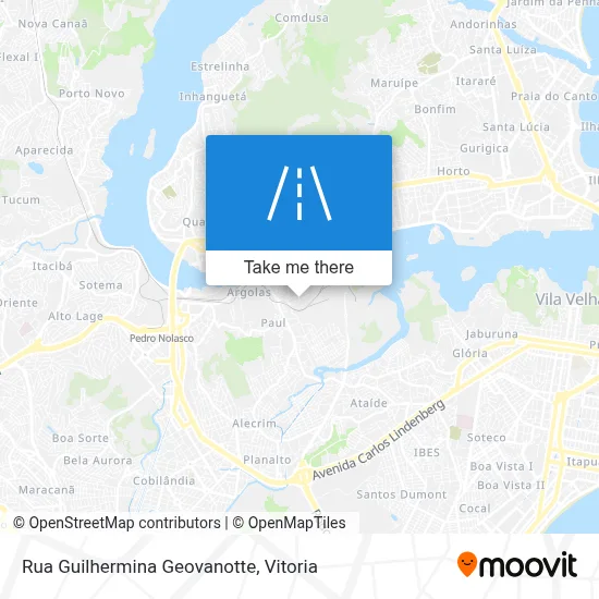 Rua Guilhermina Geovanotte map