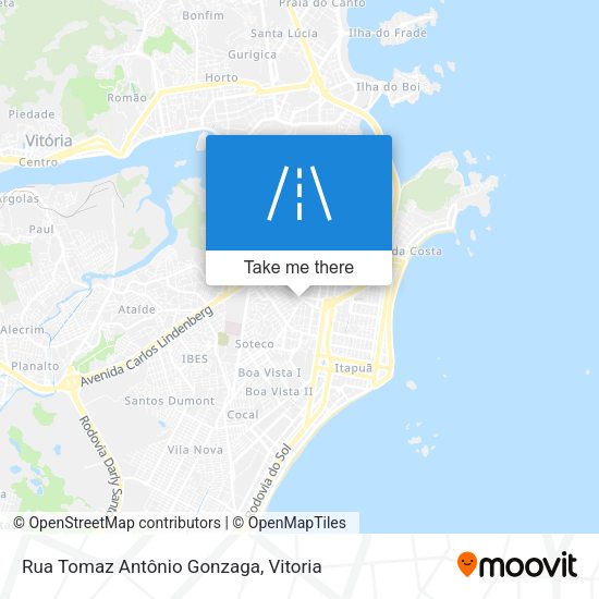 Rua Tomaz Antônio Gonzaga map