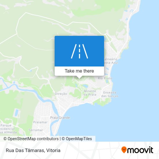 Rua Das Tâmaras map