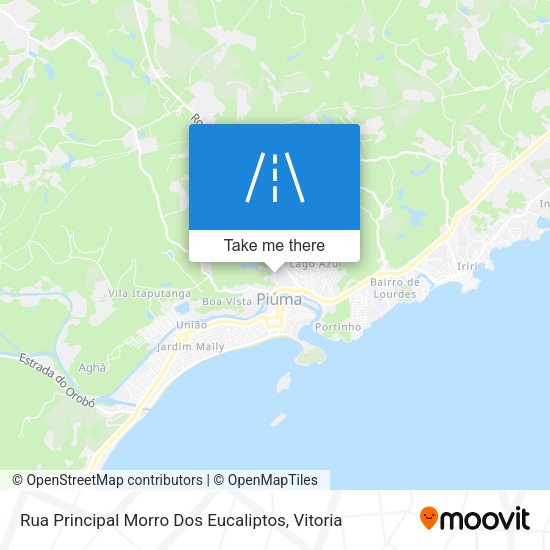 Rua Principal Morro Dos Eucaliptos map