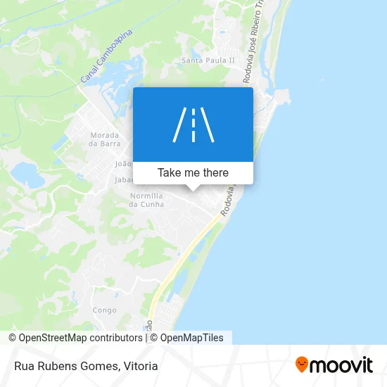 Rua Rubens Gomes map