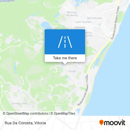 Rua Da Coroeta map