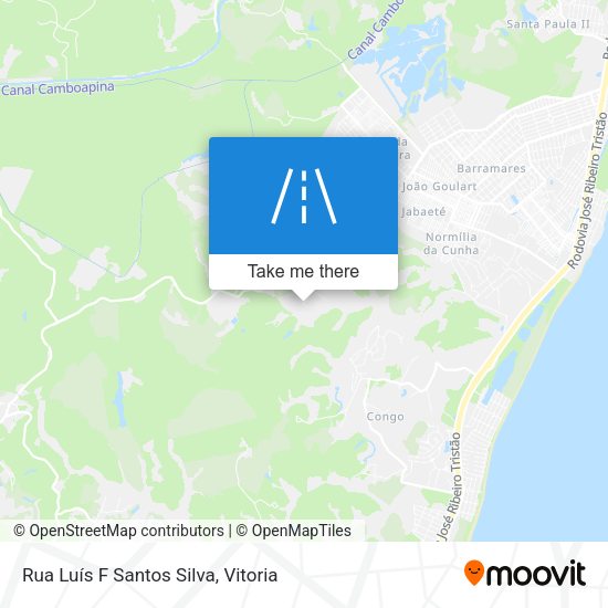 Rua Luís F Santos Silva map
