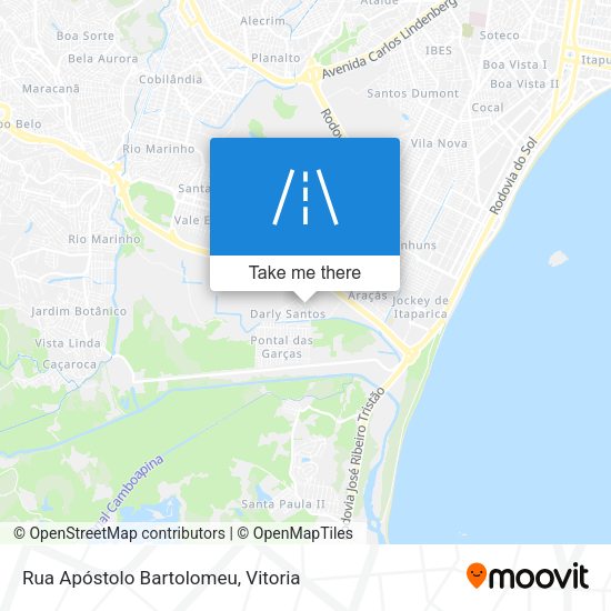 Rua Apóstolo Bartolomeu map