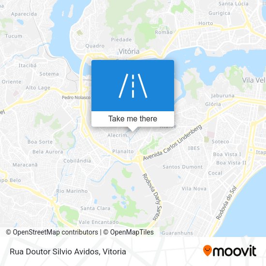 Rua Doutor Silvio Avidos map