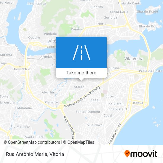 Rua Antônio Maria map