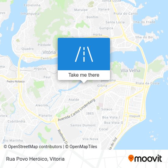 Rua Povo Heróico map