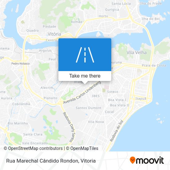 Rua Marechal Cândido Rondon map