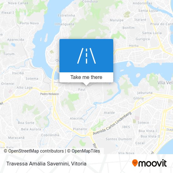 Travessa Amália Savernini map