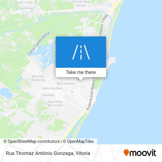 Rua Thomaz Antônio Gonzaga map