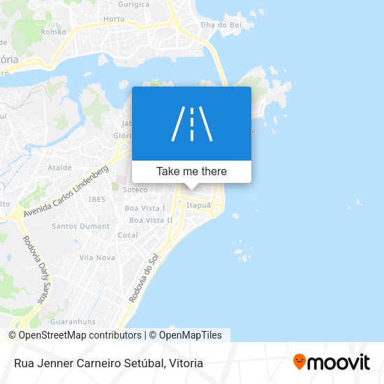 Rua Jenner Carneiro Setúbal map