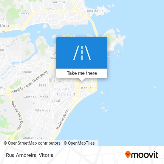 Rua Amoreira map