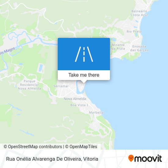 Rua Onélia Alvarenga De Oliveira map