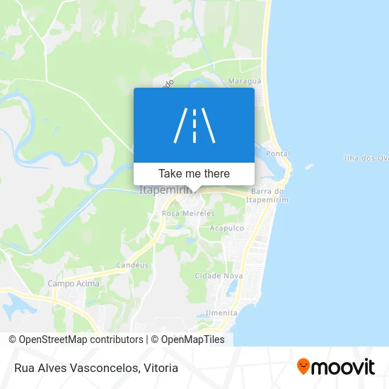 Rua Alves Vasconcelos map