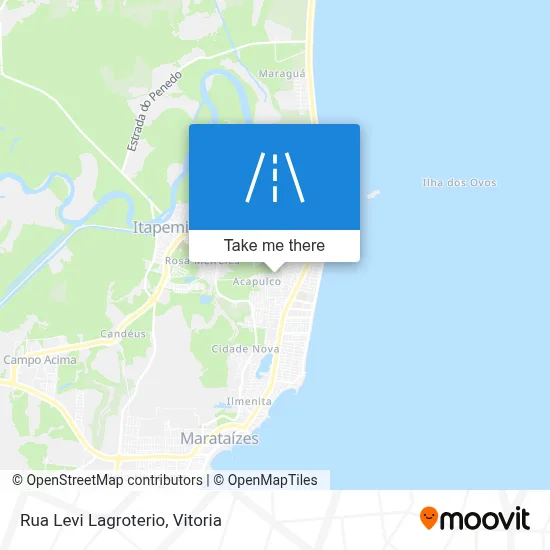 Rua Levi Lagroterio map