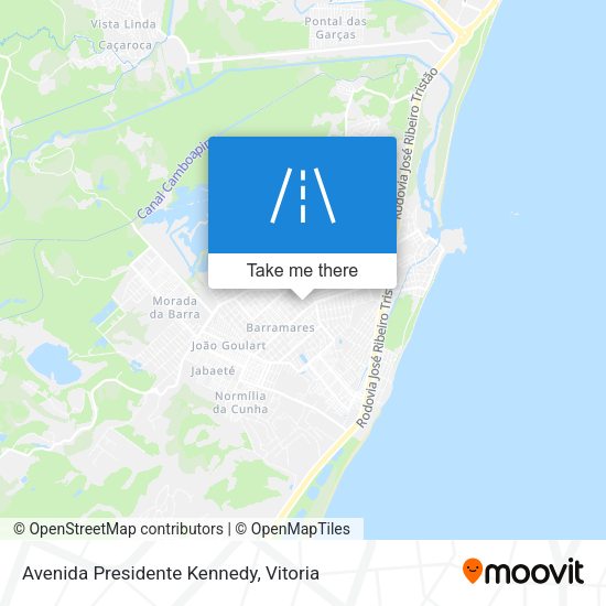 Avenida Presidente Kennedy map