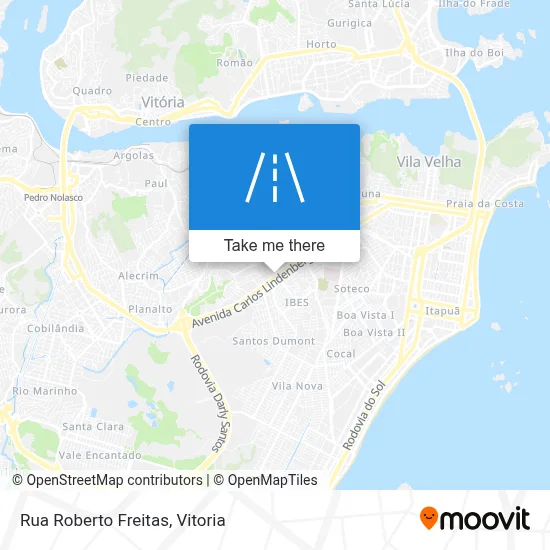 Rua Roberto Freitas map