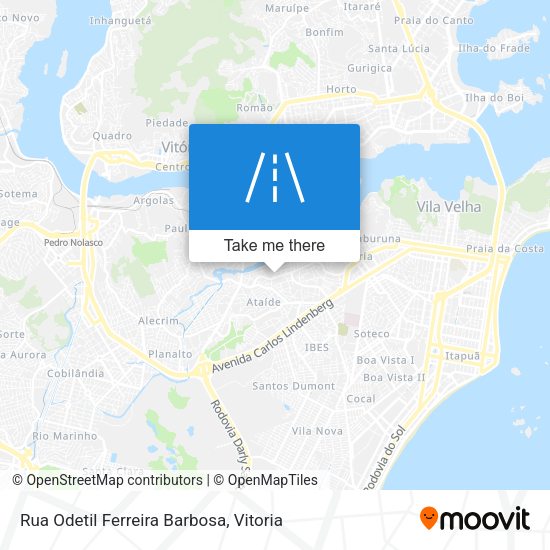 Rua Odetil Ferreira Barbosa map