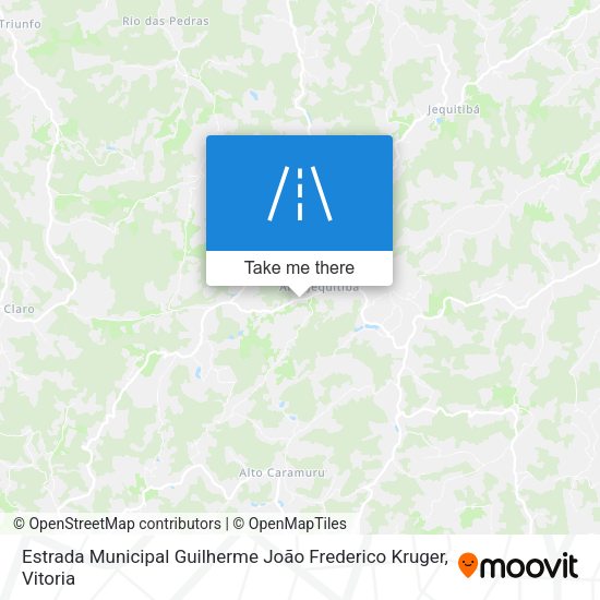 Estrada Municipal Guilherme João Frederico Kruger map
