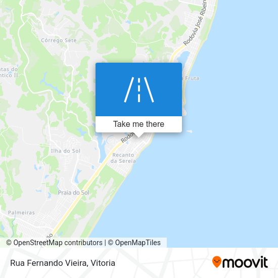 Rua Fernando Vieira map
