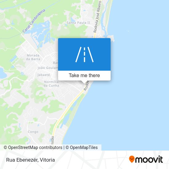 Rua Ebenezér map