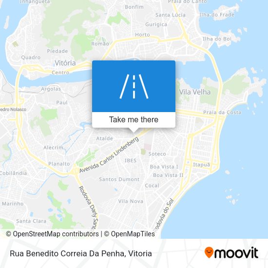 Rua Benedito Correia Da Penha map