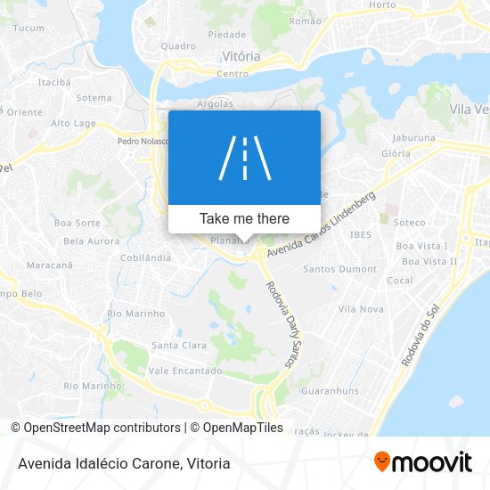 Avenida Idalécio Carone map