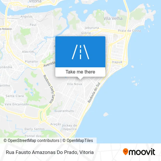 Rua Fausto Amazonas Do Prado map