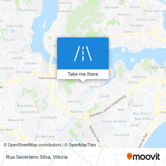 Rua Severiano Silva map