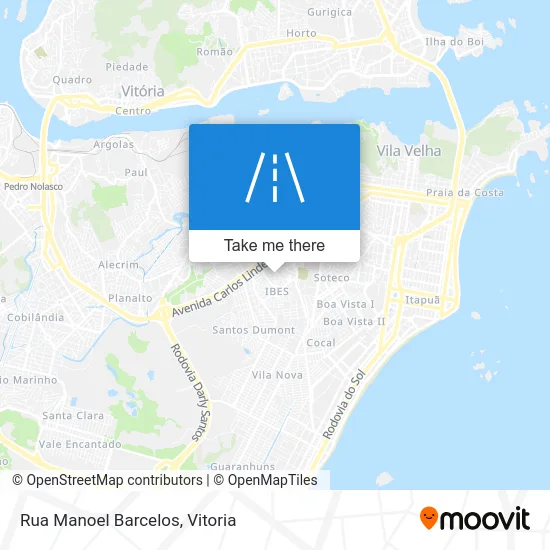Rua Manoel Barcelos map